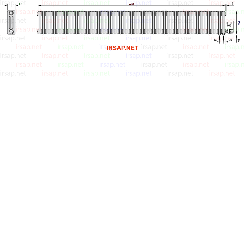 Радиатор IRSAP Tesi 30260/51 T26 CL 01